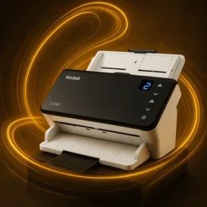 ظرفیت ADF اسکنر کداک مدل E1040 برای اسکن همزمان چندین برگ A4