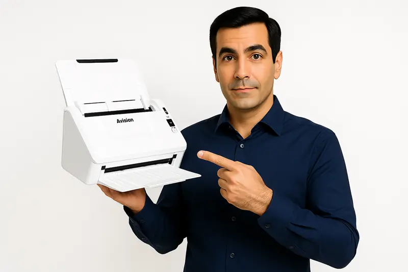 بررسی اسکنر ای ویژن AV332U بررسی اسکنر AV332U